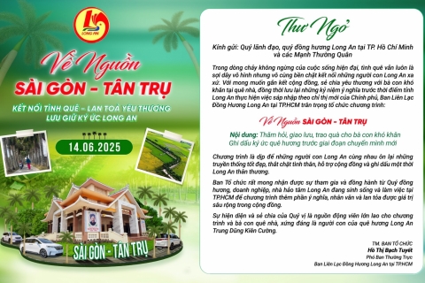 Hành Trình Về Nguồn Sài Gòn – Tân Trụ 2025: Kết Nối Tình Quê, Lan Tỏa Yêu Thương